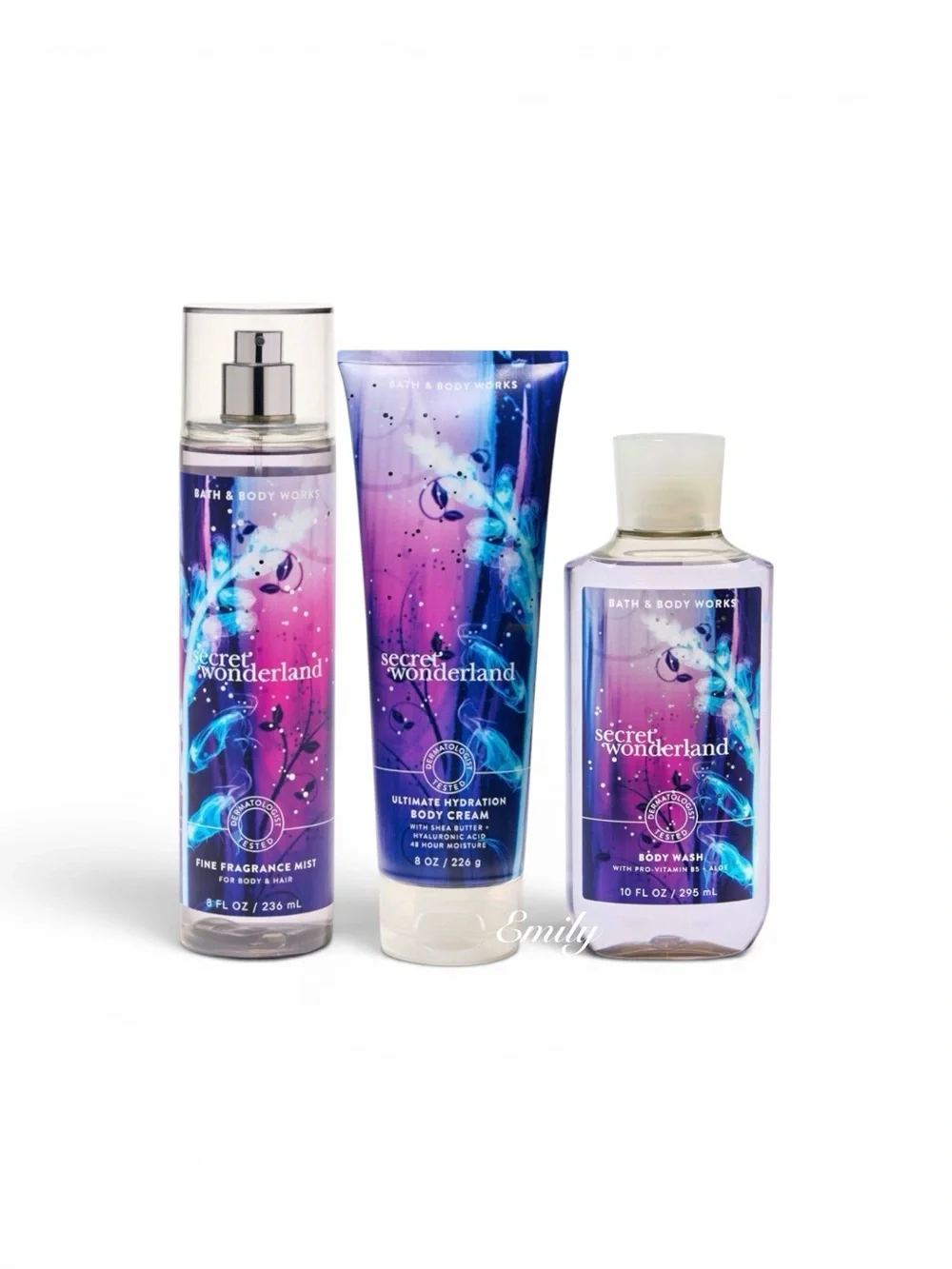 Bath & Body Works SECRET WONDERLAND Body Care Trio